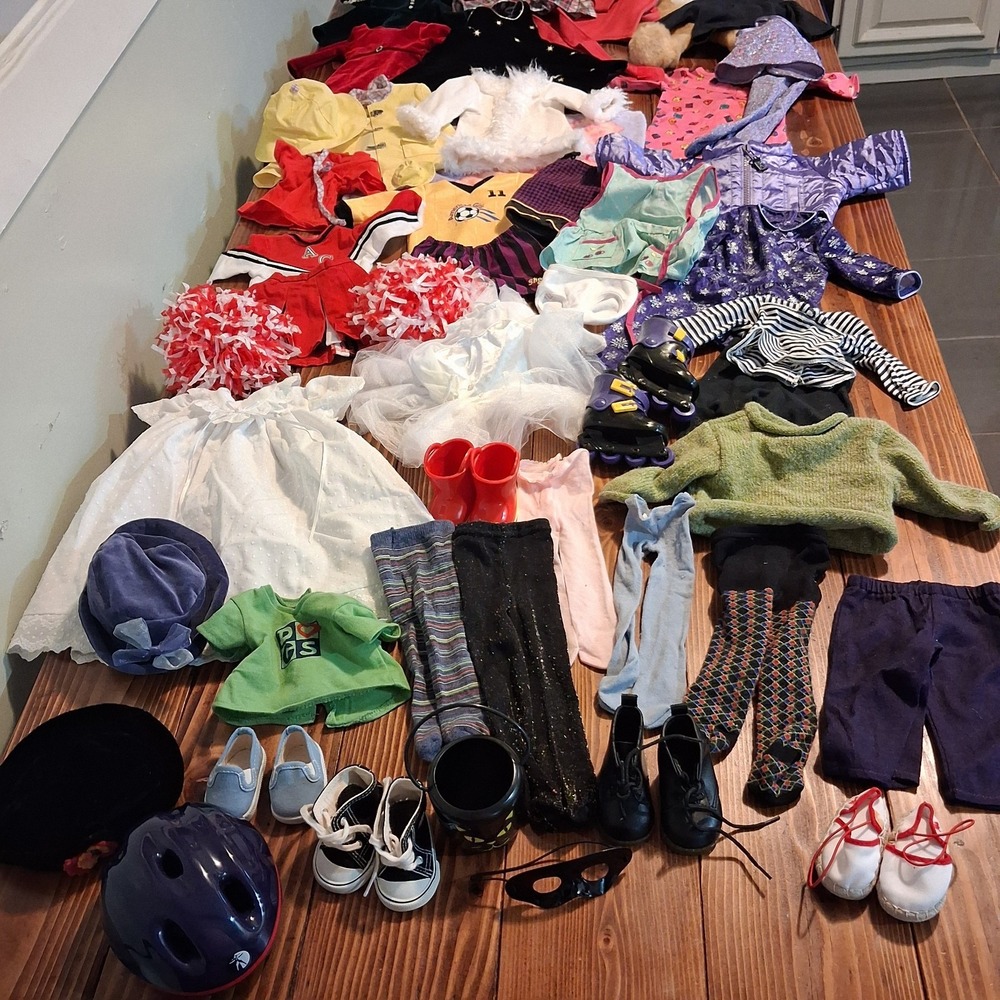 Massive American Girl Doll Clothes Shoe Book Lot 7lbs+ Pleasant Company READ